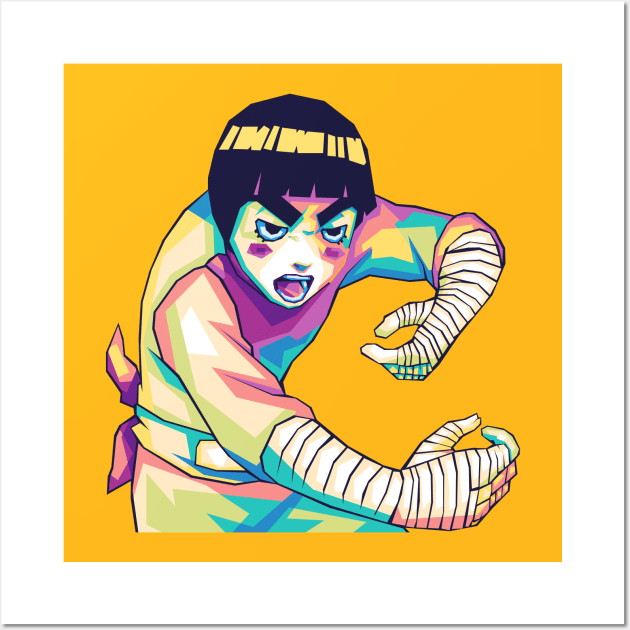 wpap rocklee Wall Art by erika design